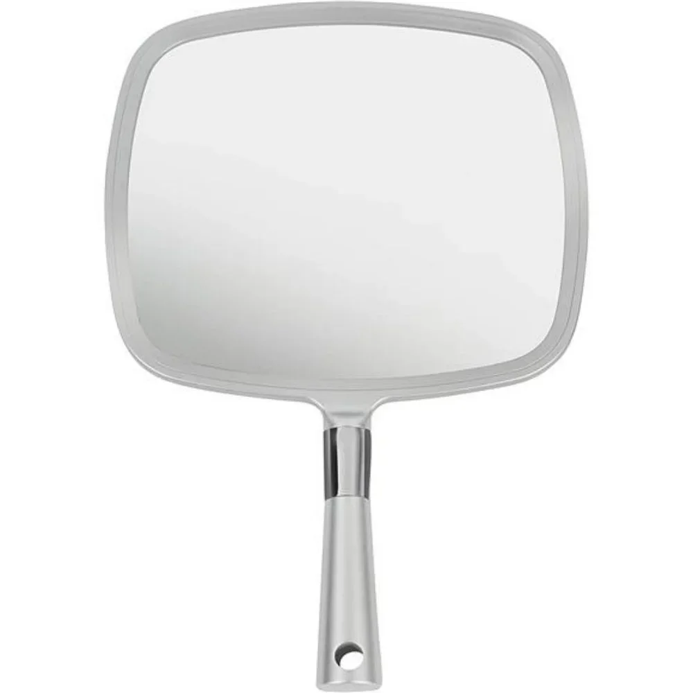 Large Hand Mirror with Ergonomic Handle 9